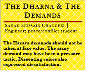 The Dharna and the Demands | Sajjad Hussain Changezi