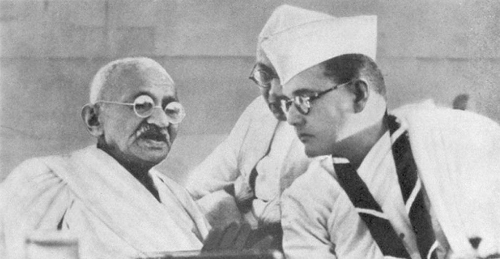 Gandhi and Subhas Chandra Bose