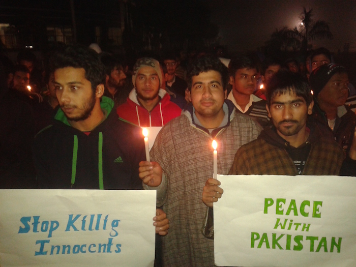 Candlelight march against Peshwar attacks in Ambala, Haryana, India | Photo credit: Owais Khursheed